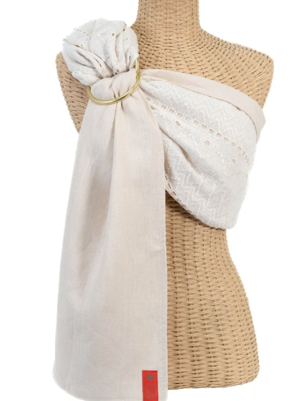 Sakura Bloom Ivory Eyelet Ring Sling